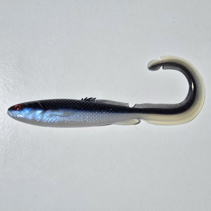 Silikoninis masalas Wisma's Memel Twist - Carbon Steel 05