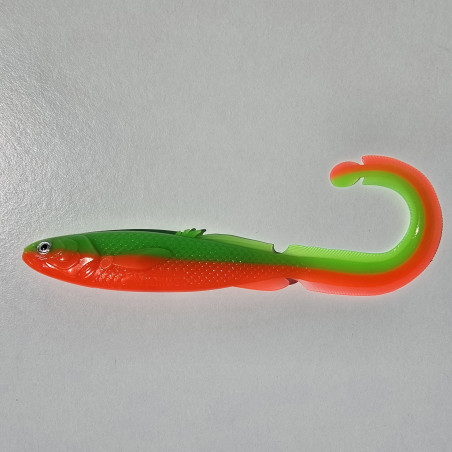 Silikoninis masalas Wisma's Memel Twist - Hot Lime 06