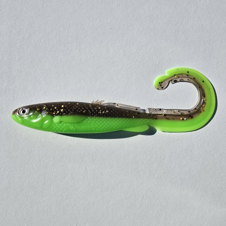 Silikoninis masalas Wisma's Memel Twist - Toxic Green 22