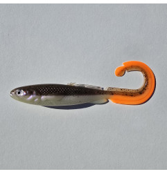 Silikoninis masalas Wisma's Memel Twist - Stealth Silver 26