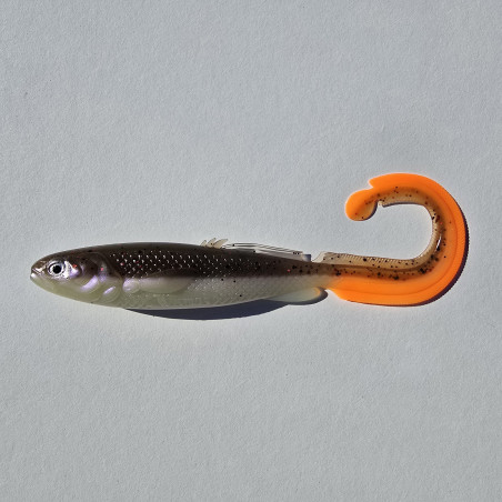 Silikoninis masalas Wisma's Memel Twist - Stealth Silver 26