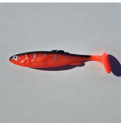 Silikoninis masalas Wisma's Memel Shad - Race Red 25