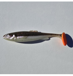 Silikoninis masalas Wisma's Memel Shad - Stealth Silver 26